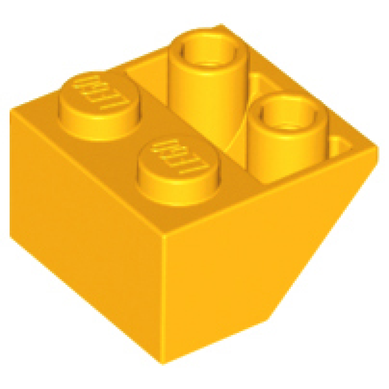 Dakpan, Omgekeerd 45° 2x2 Bright Light Orange